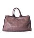 Prada Madras Convertible Open Tote, front view